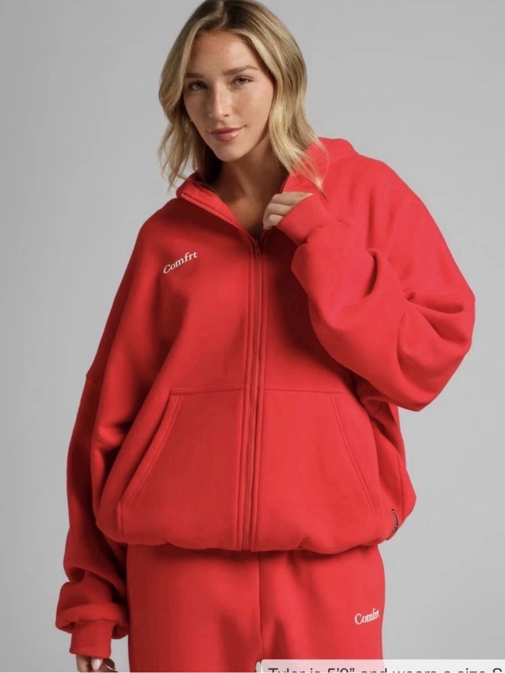 NIB! Comfrt Cloud Zip Hoodie - Crimson - 3x